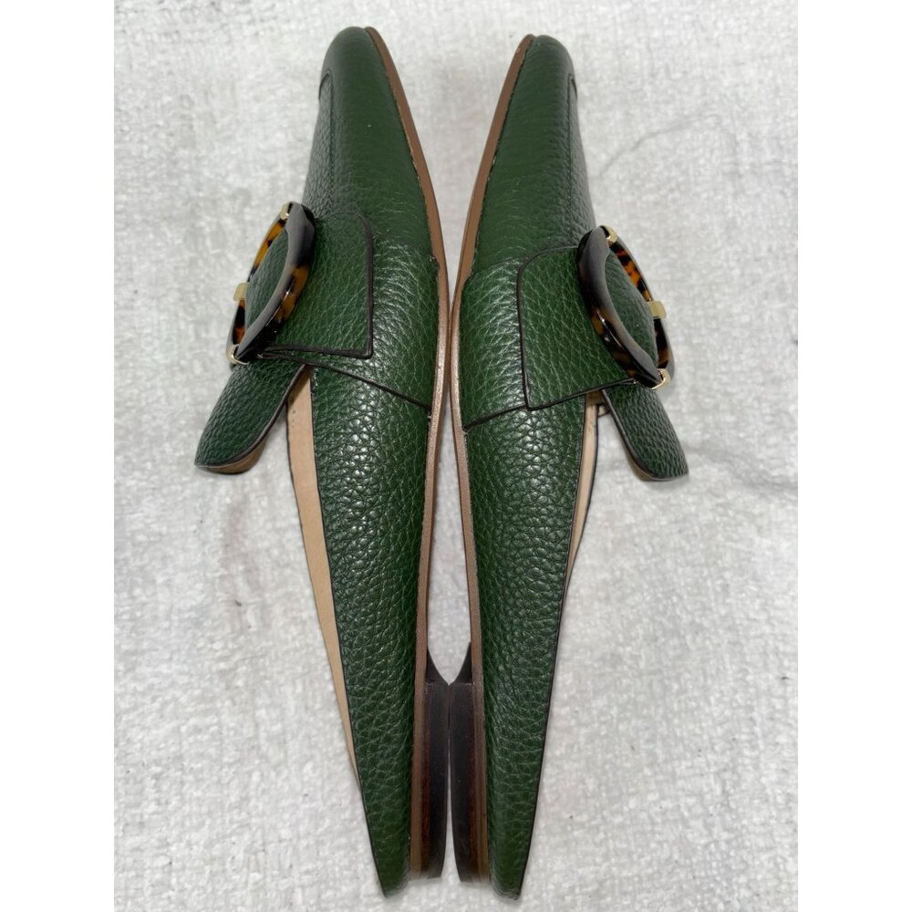 Louise et Cie Green Pebbled Leather Mule Slide Size 6.5 M #39432 - Picture 5 of 9